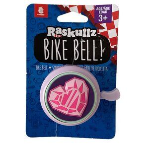 Girl Bike Bell Heart Pink Raskullz Dazzling  New Retro